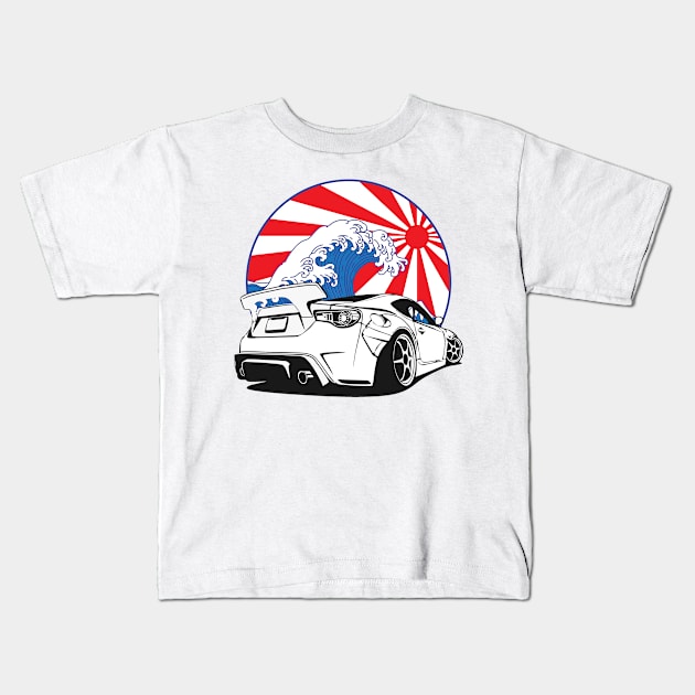 toyota 86 Kids T-Shirt by artoriaa